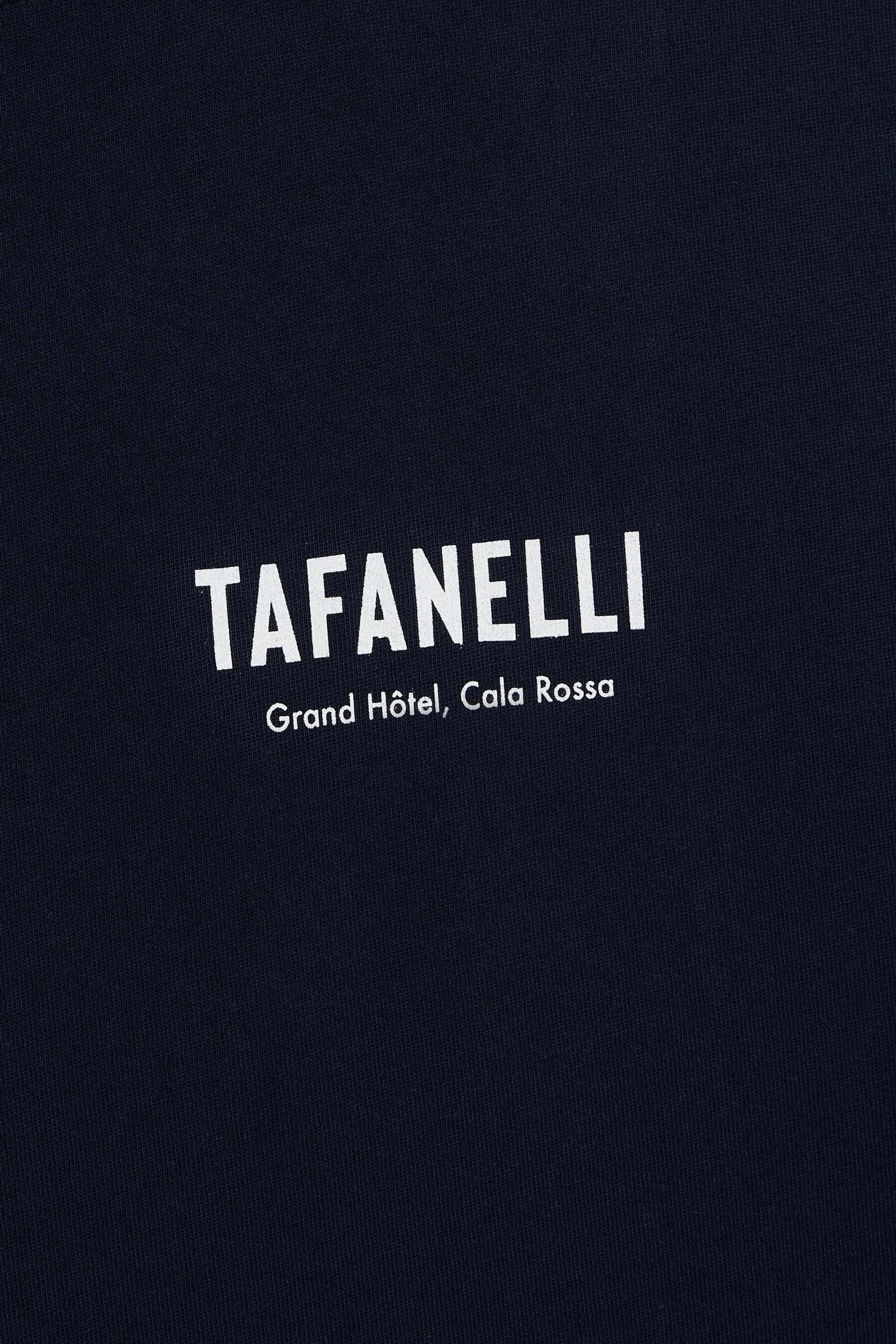 TAFANELLI T-Shirts LE CALA ROSSA t-shirt bleu marine limité 30 pièces
