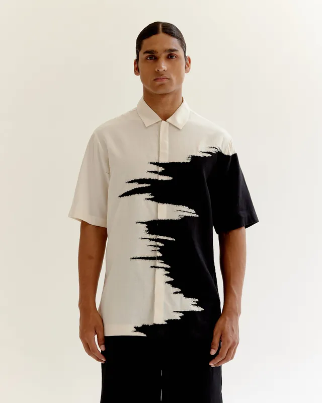 COUNTRYMADE Shirts Trail Dust Half Shirt chemise manches courtes lin et soie