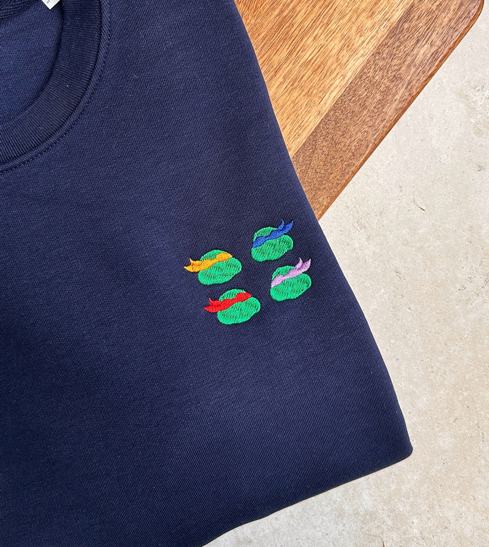Juste Un T-shirt Sweats Brodés Cowabunga sweat brodé