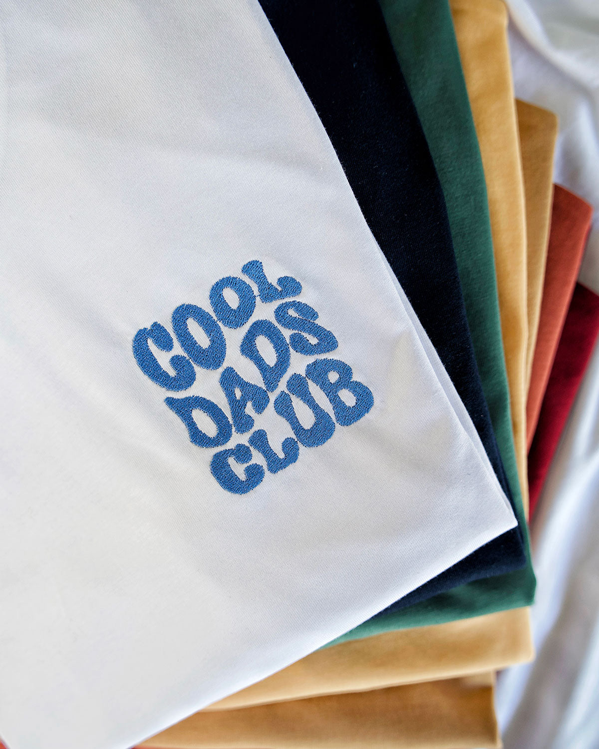 Juste Un T-shirt T-shirts Brodés Cool Dads Club t-shirt homme coton bio