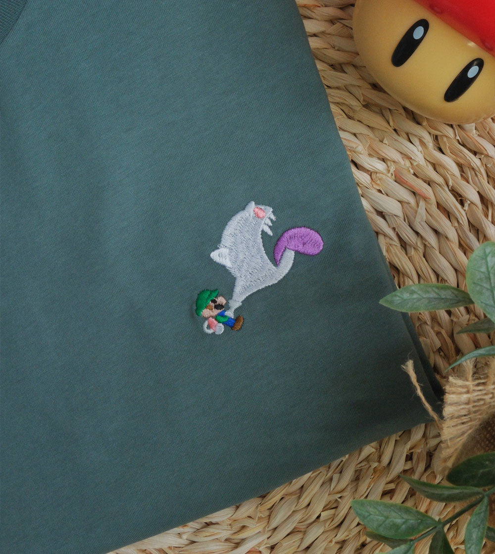 Juste Un T-shirt T-shirts Brodés Luigi t-shirt brodé coloris au choix