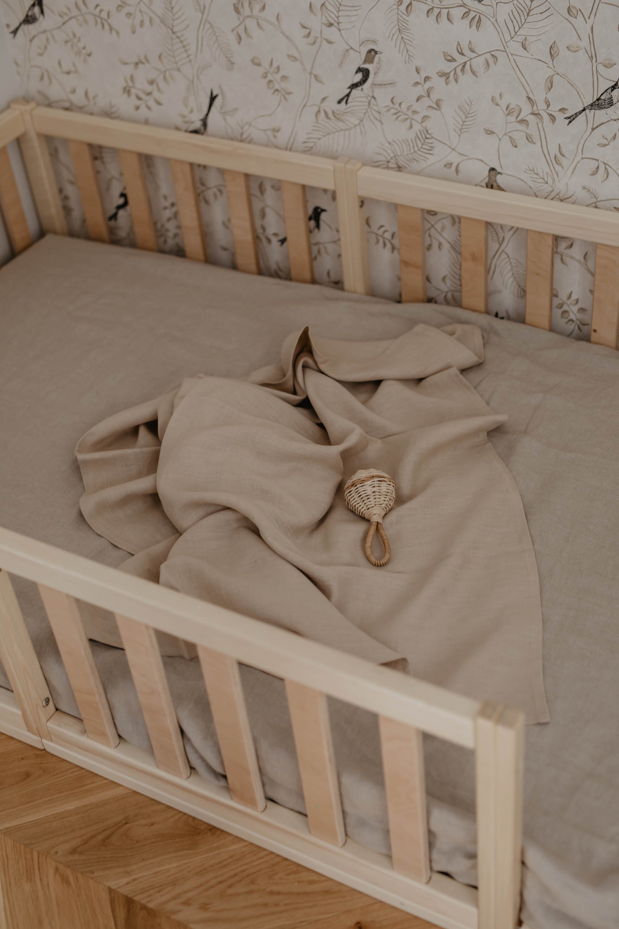 Laumė linen Baby and Kids Lange bébé 100x100 cm en lin naturel