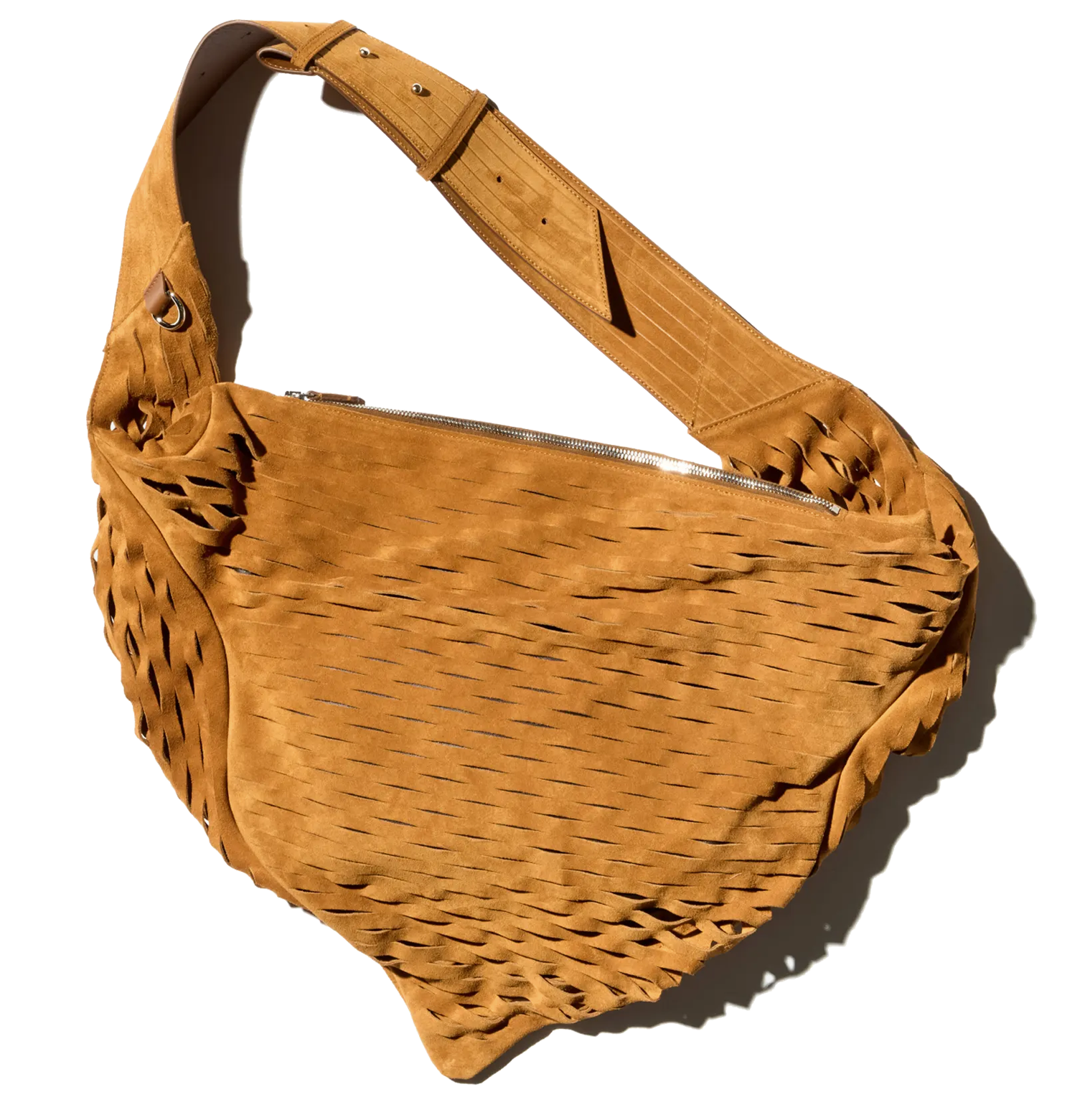 Kiko Kostadinov Bags FIORE Twisted Bag sac Caramel nubuck cuir