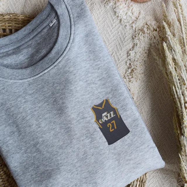 Juste Un T-shirt Sweats Brodés Utah Jazz sweat brodé