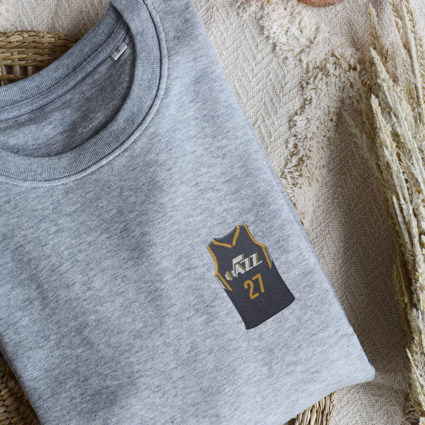 Juste Un T-shirt Sweats Brodés Utah Jazz sweat brodé