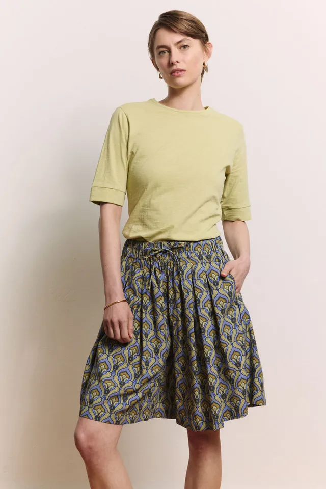 Sourire Multicolore Shorts Leaa short Green Tulip Ecovero taille 36-42