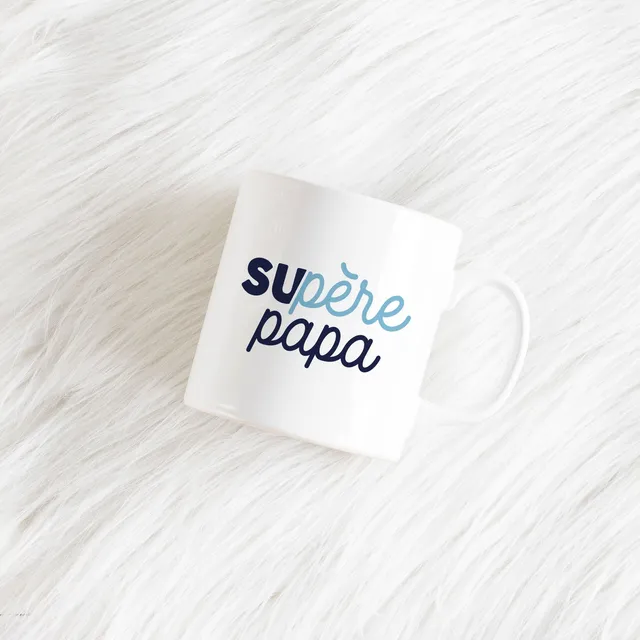 Juste Un T-shirt Mugs Su-père Papa mug céramique