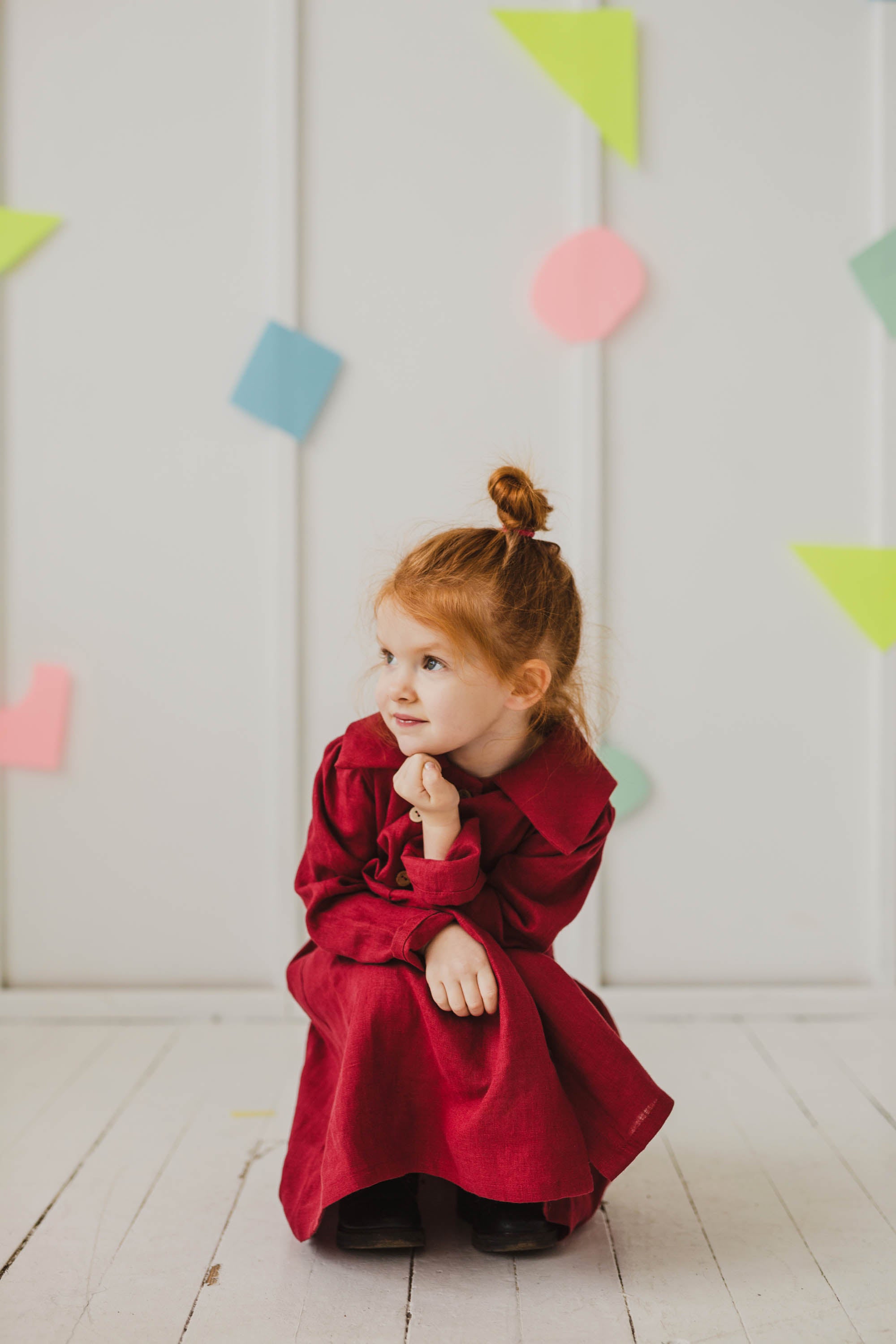 Laumė linen Kids Clothing Gužė robe fille en lin