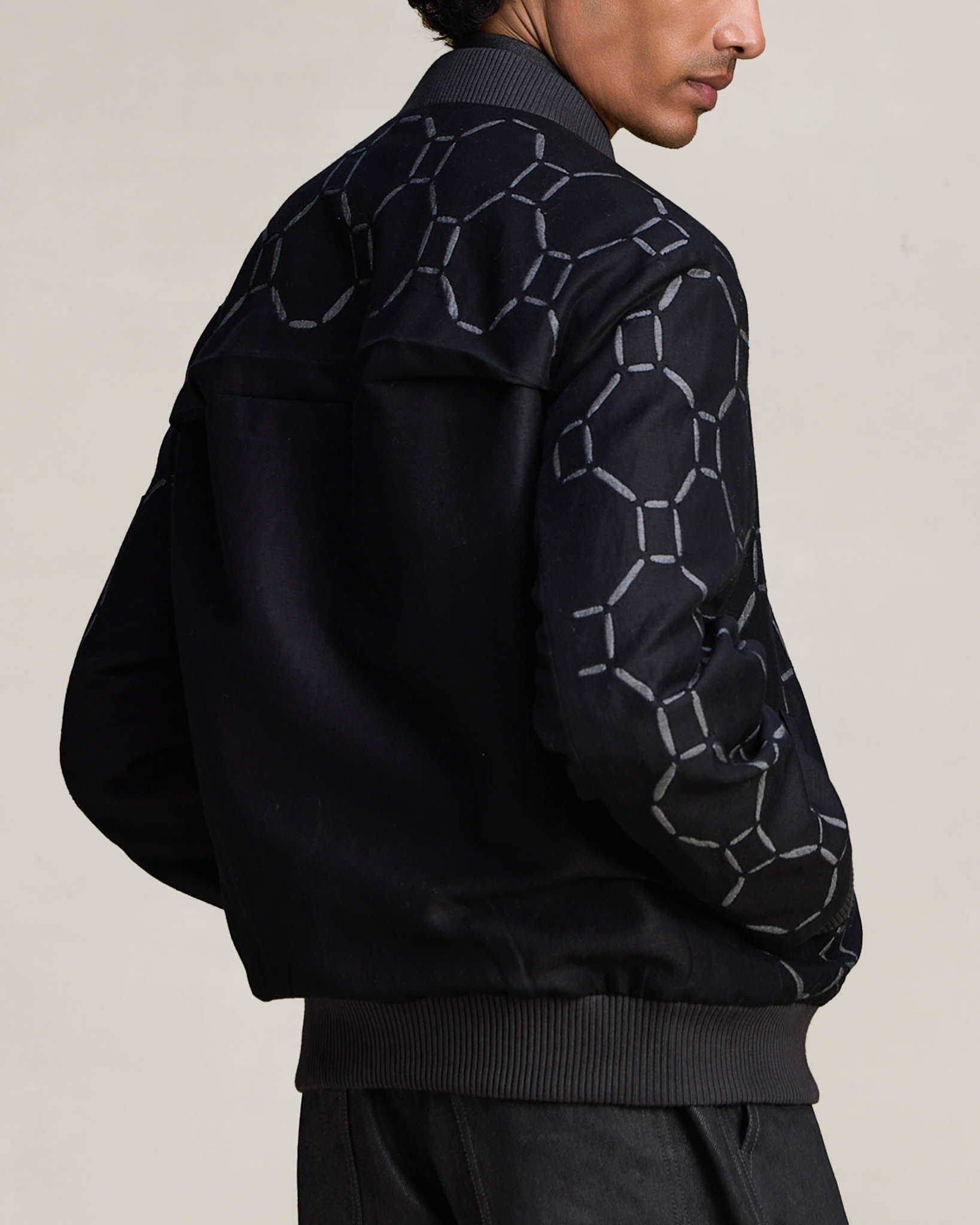 COUNTRYMADE Jackets JERRYCAN BARMER JACKET bomber en lin brodé