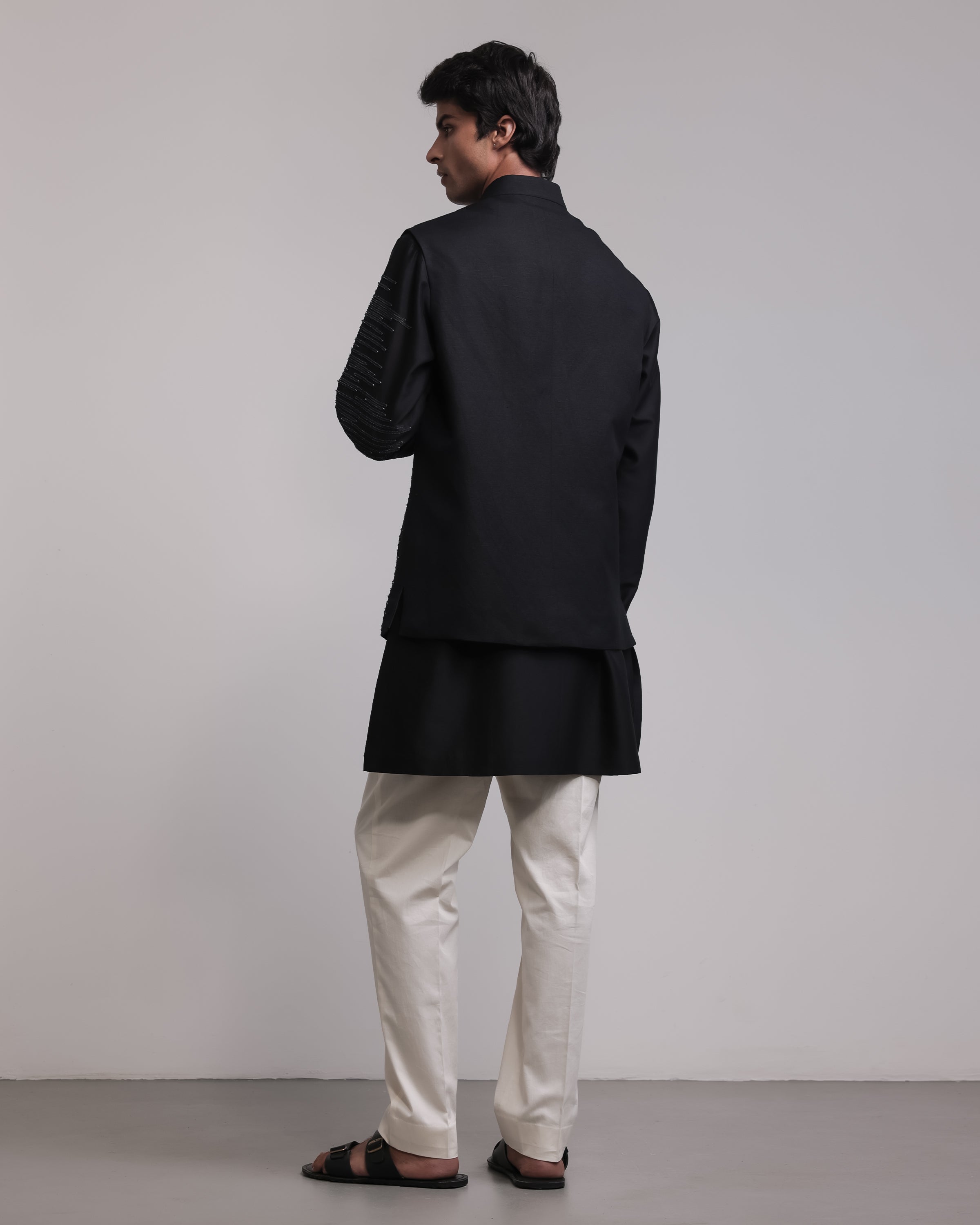 COUNTRYMADE Nehru Jackets Frayed Memories Bundi Set ensemble bundi brodé