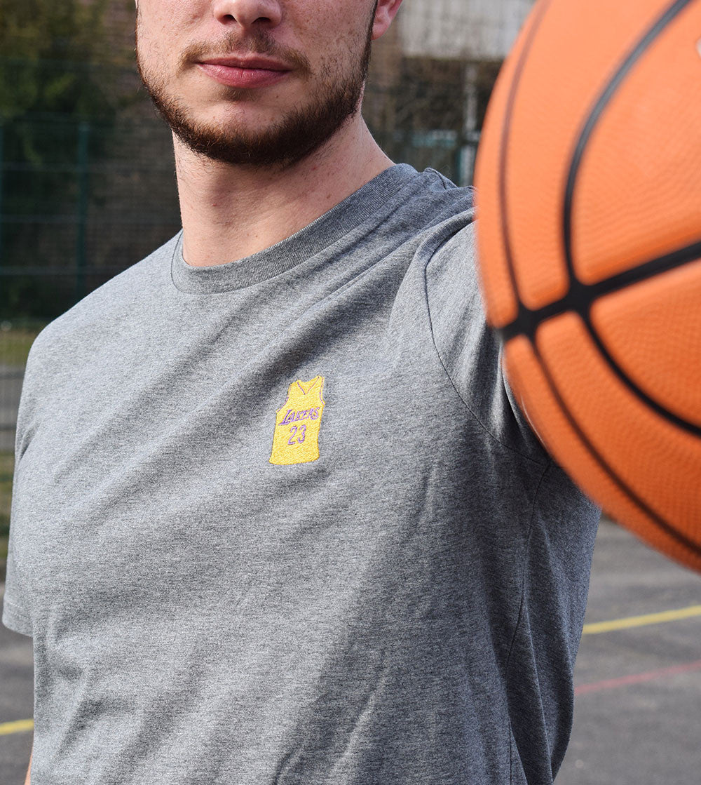Juste Un T-shirt T-shirts Brodés Lakers t-shirt brodé