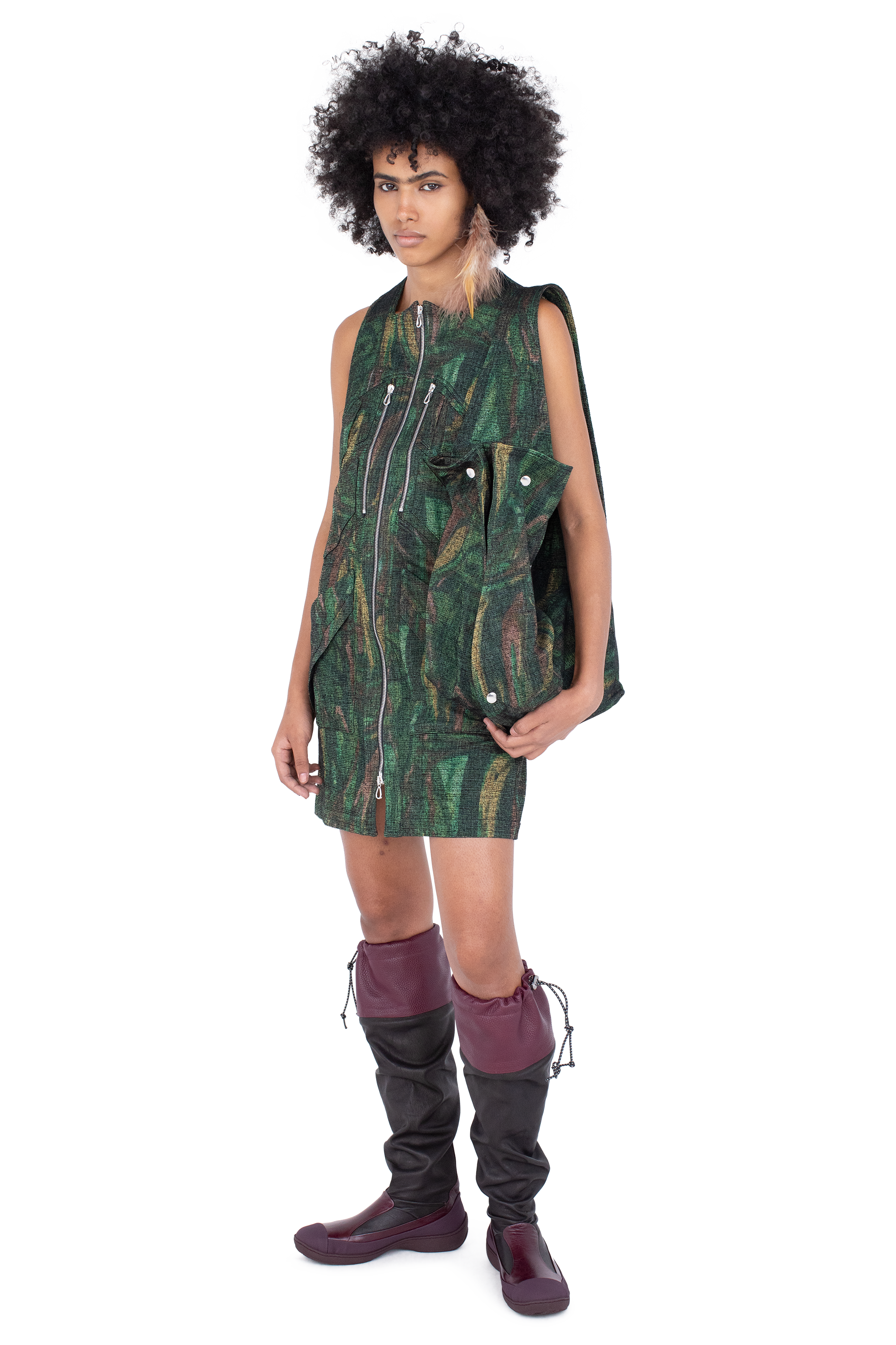Kiko Kostadinov Dresses KOEL Tunic tunique Forest Print