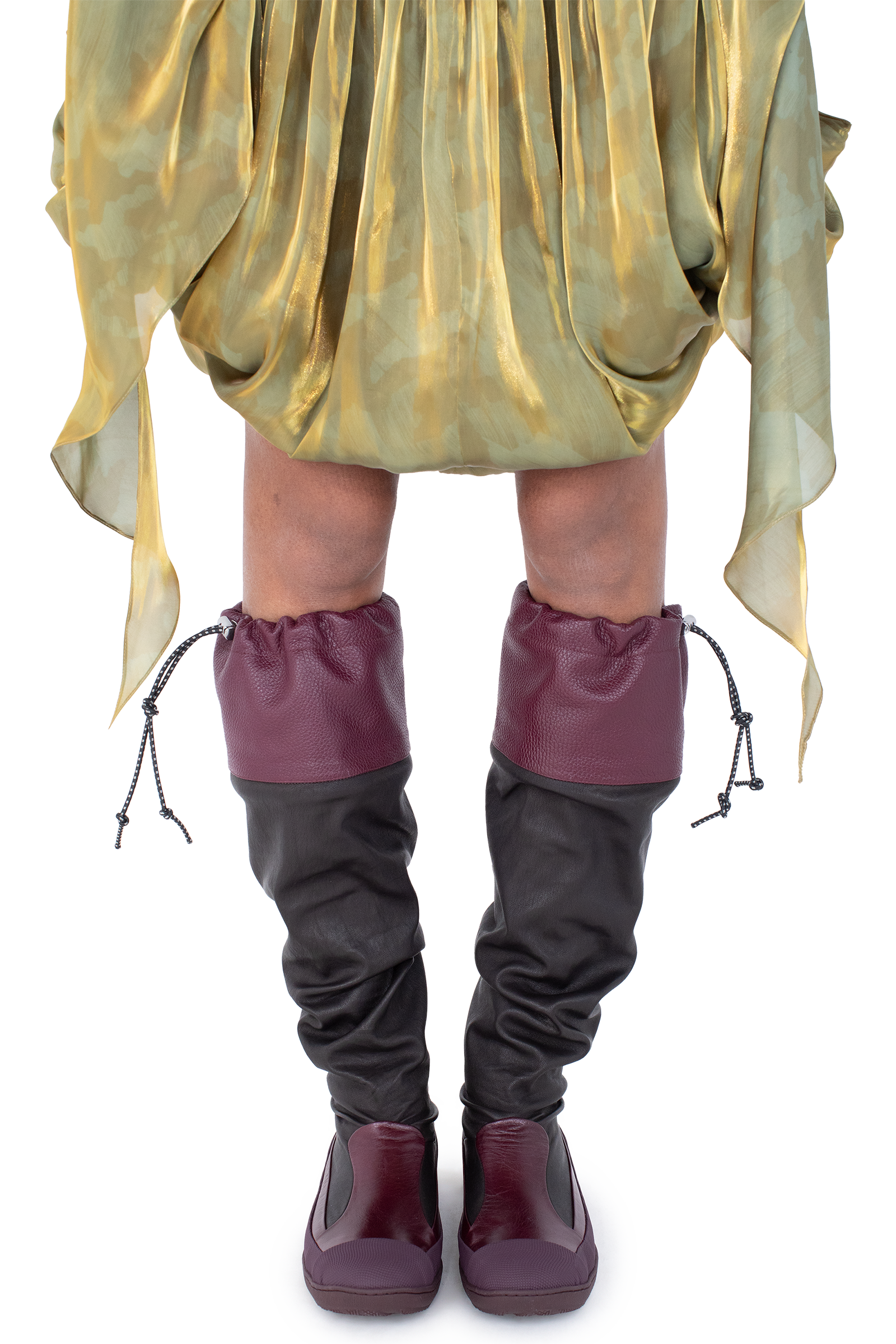 Kiko Kostadinov Shoes AVOCET bottes Espresso Brown en cuir