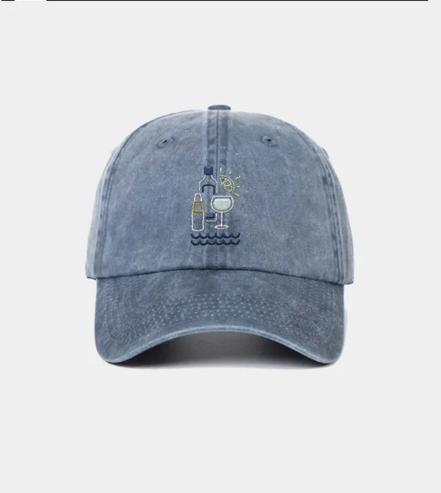 Juste Un T-shirt Casquettes Gin To des vacances casquette brodée