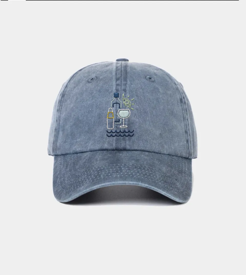 Juste Un T-shirt Casquettes Gin To des vacances casquette brodée