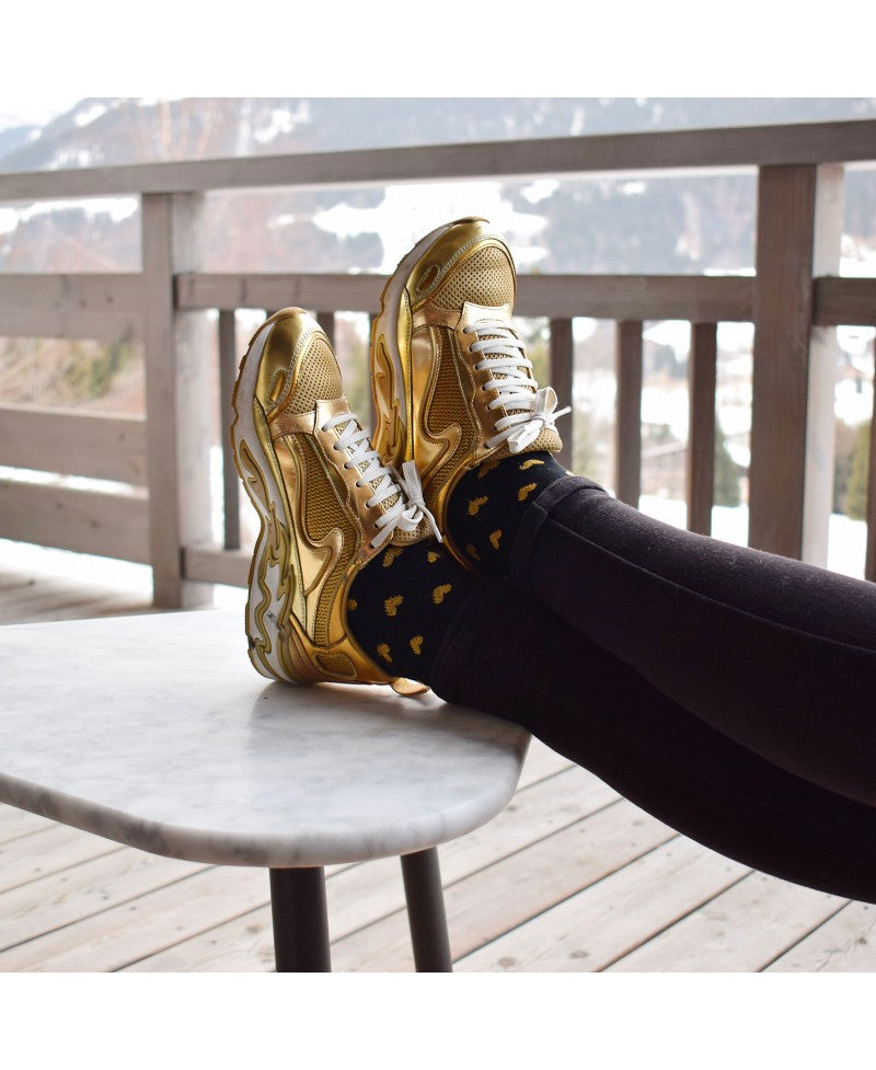 Juste Un T-shirt Chaussettes x Socksocket Les Laura chaussettes 36/40 paillettes