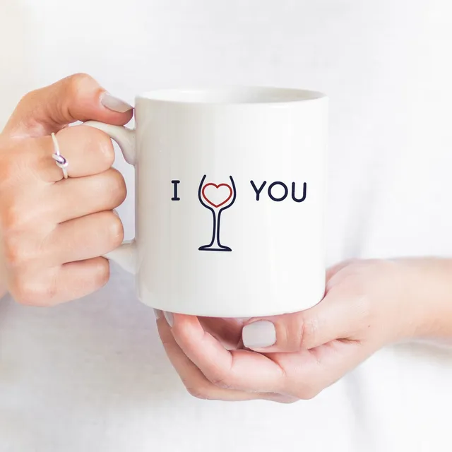 Juste Un T-shirt Mugs I love you mug anse classique