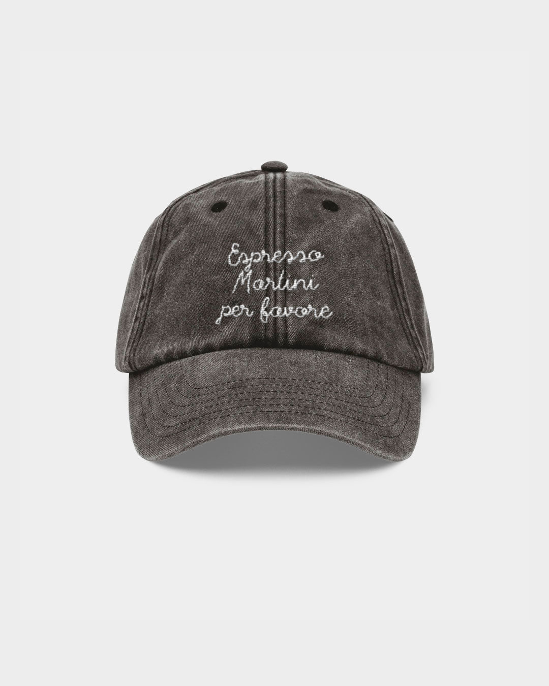 Juste Un T-shirt Casquettes Espresso Martini casquette brodée en coton