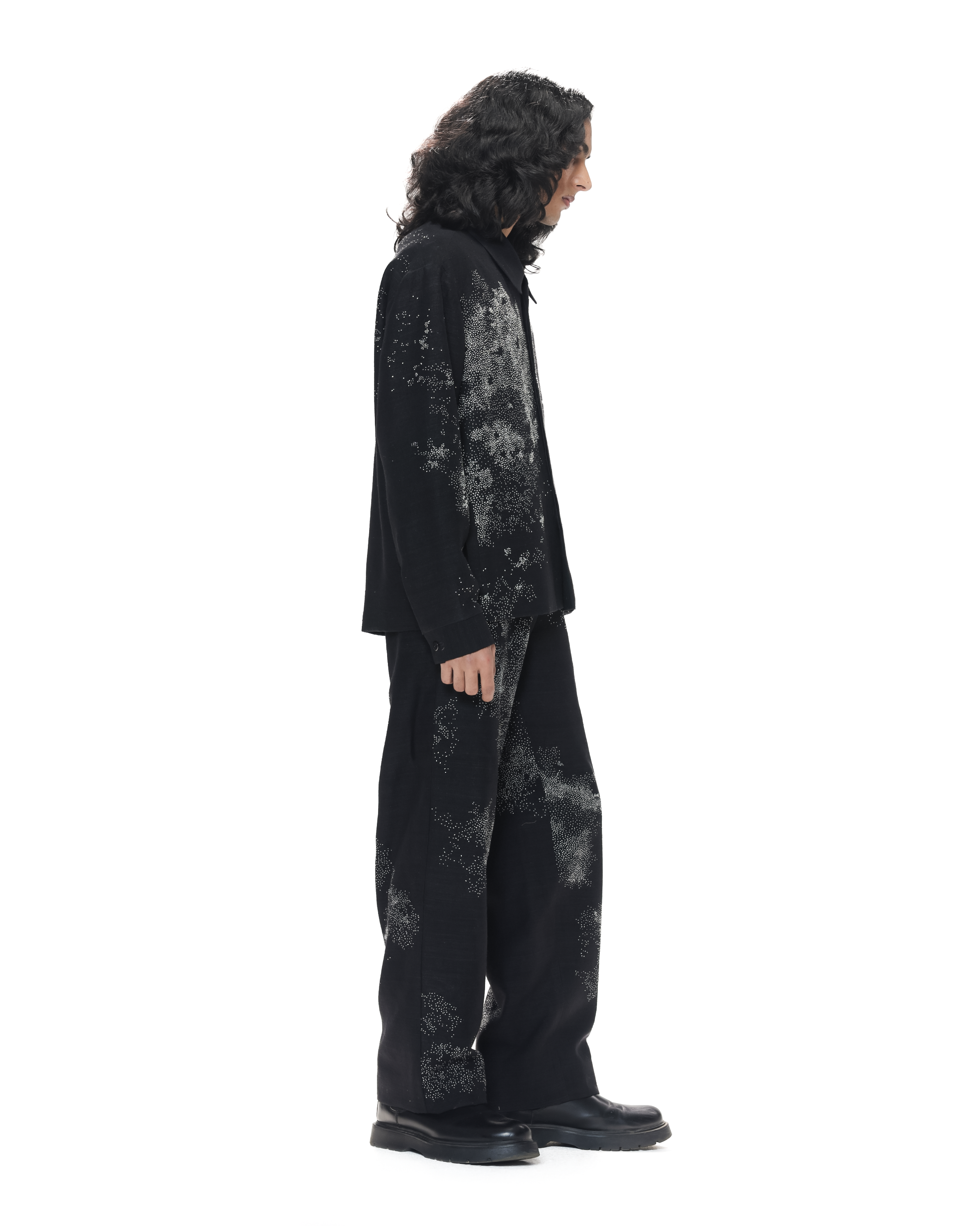 COUNTRYMADE Jackets Scattered Stitches Jacket veste en soie matka brodée