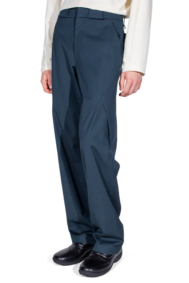 Kiko Kostadinov Bottoms ERDIKO Trousers pantalon bleu pétrole