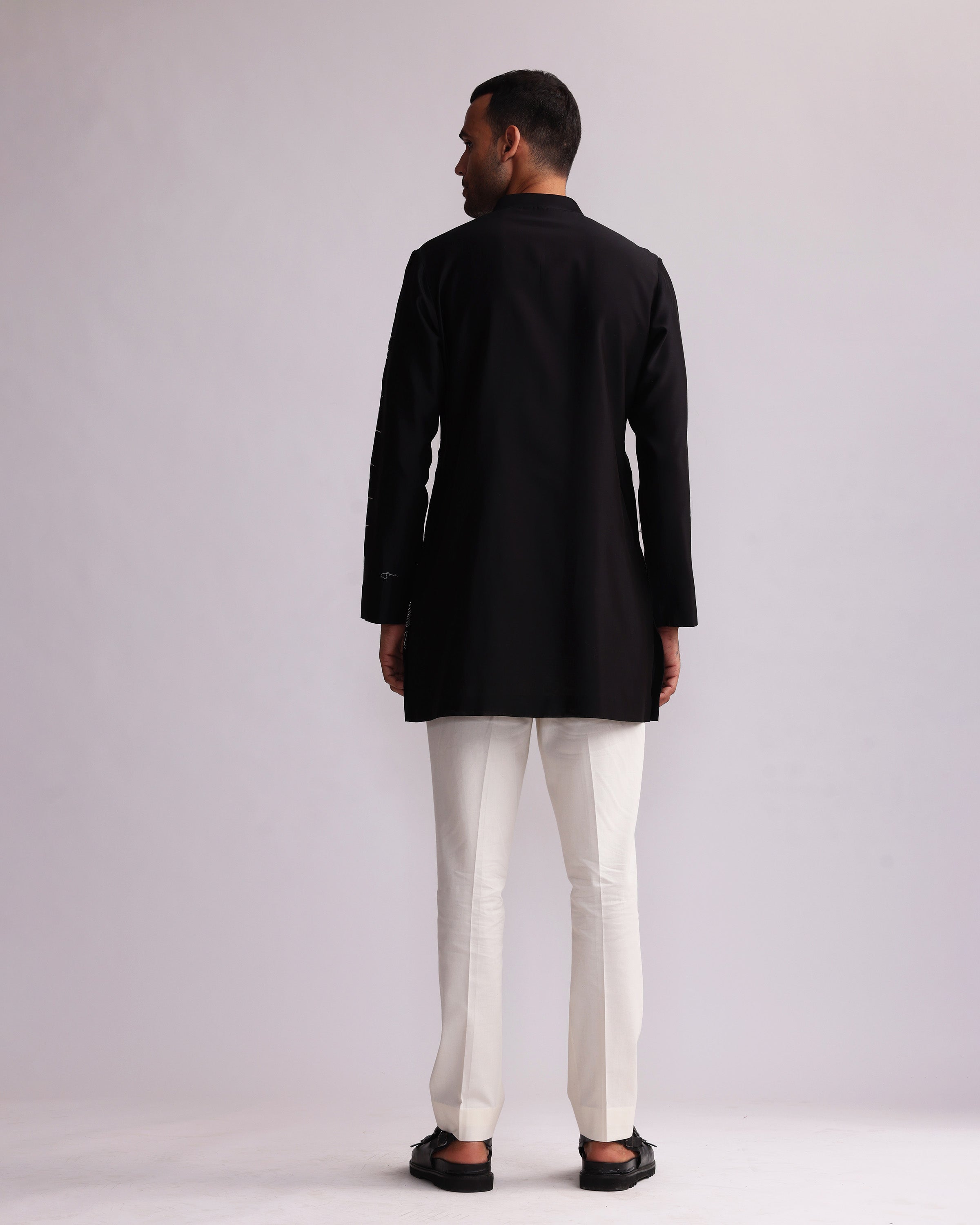 COUNTRYMADE No Man’s Land Canyon ensemble kurta brodé chanderi