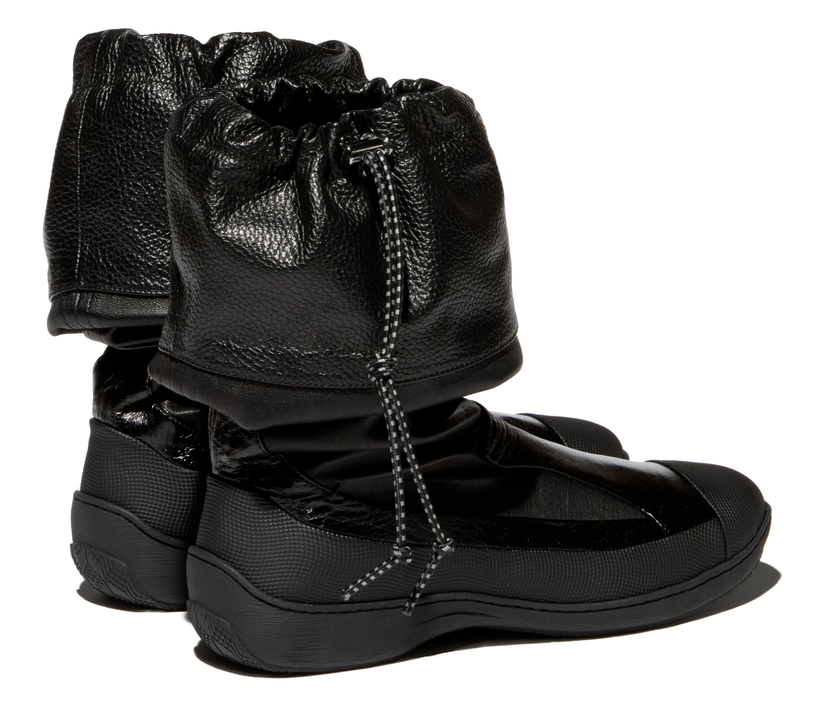 Kiko Kostadinov Shoes AVOCET Leather Boots bottes cuir noir