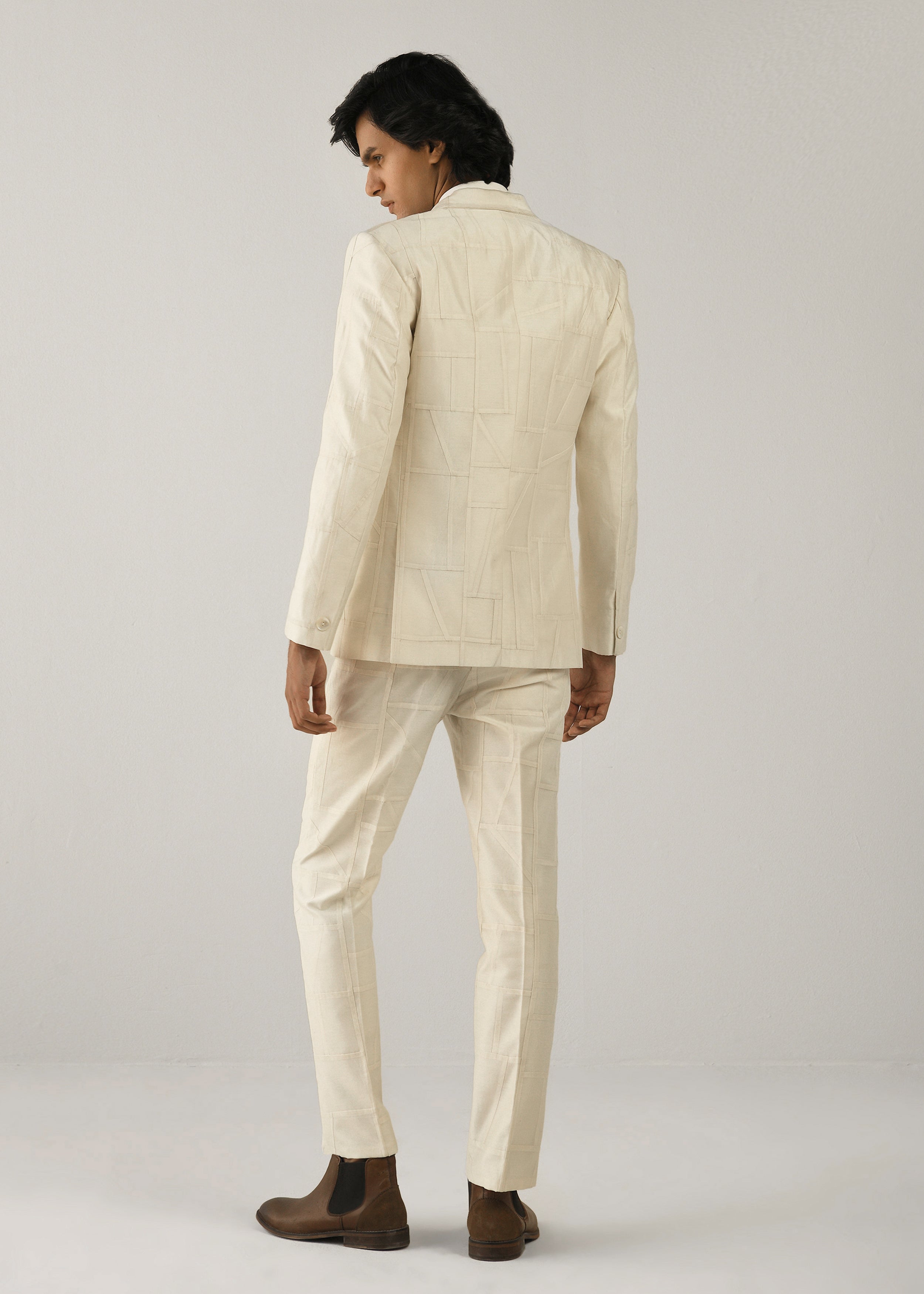 COUNTRYMADE Jackets Bojagi Jacket veste ivoire XS coton-soie patchwork