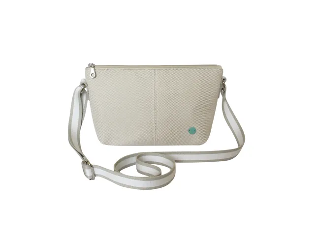 Sourire Multicolore Sacs et pochettes sac écru en toile de coton bandoulière réglable