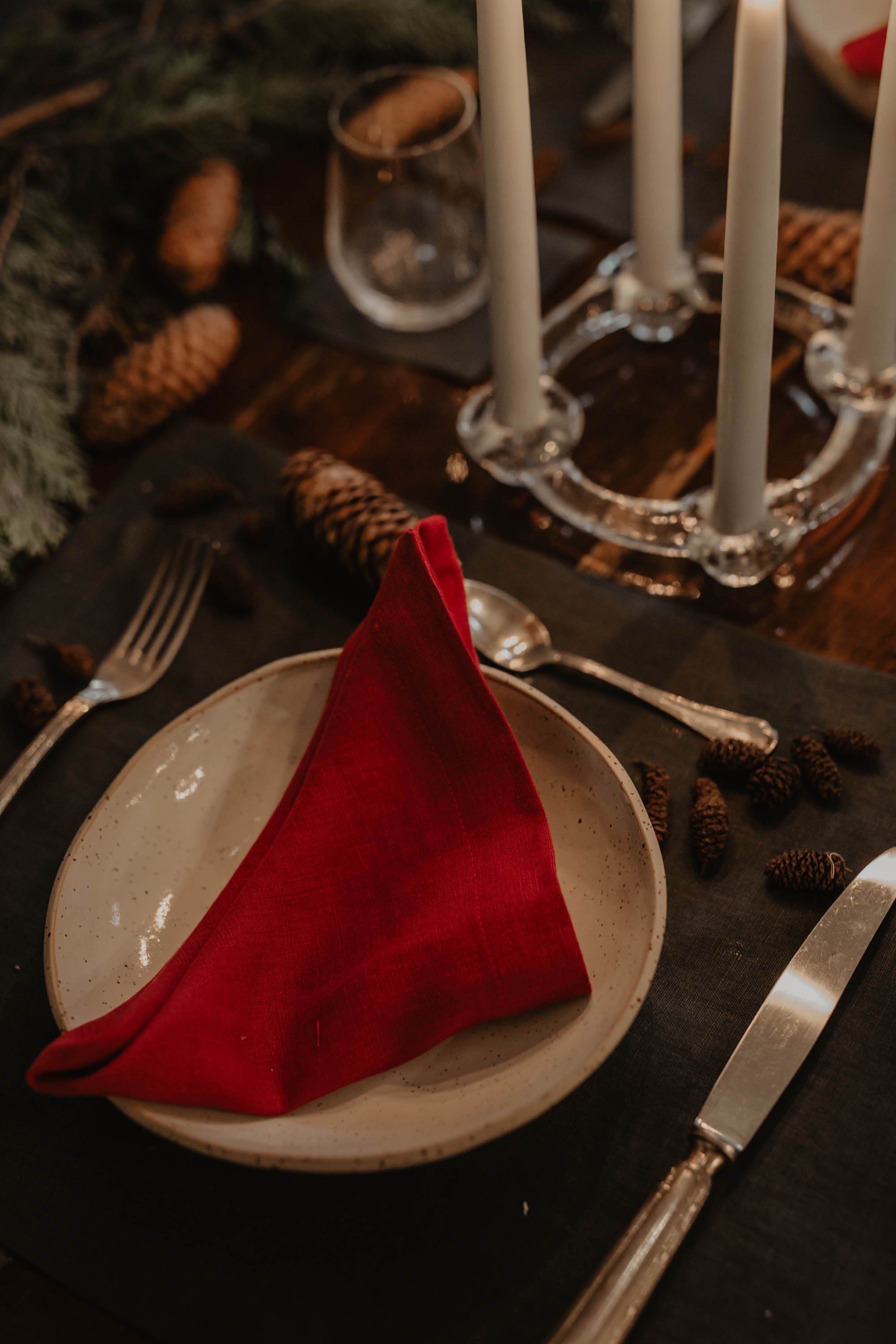 Laumė linen Home Edit serviettes en lin lot de 2 naturelles