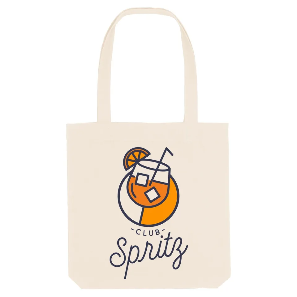 Juste Un T-shirt Tote Bags Club Spritz tote bag naturel