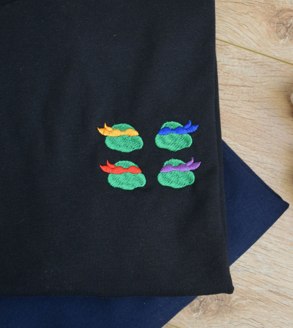 Juste Un T-shirt T-shirts Brodés Cowabunga T-shirt blanc coton bio
