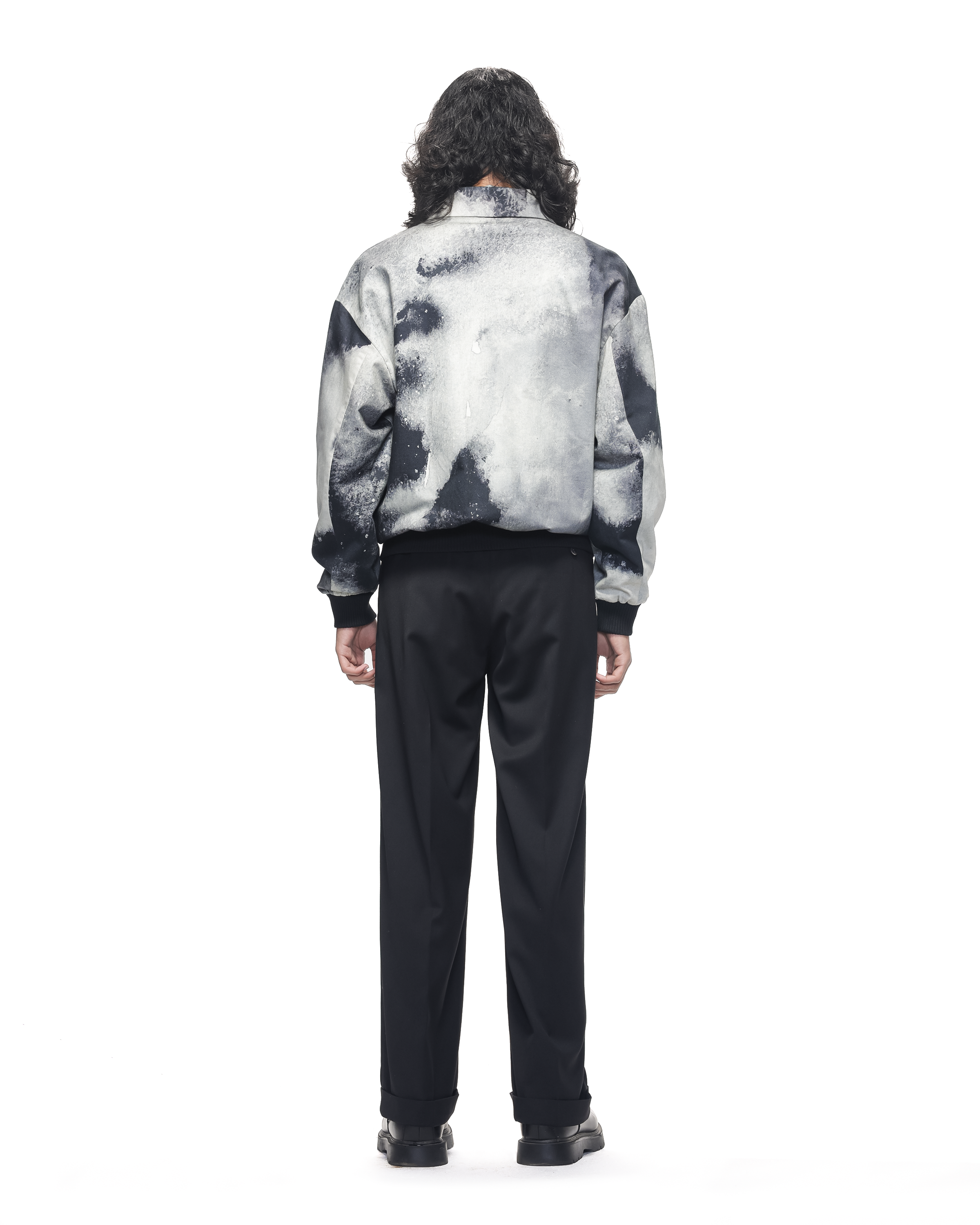 COUNTRYMADE Jackets Burnt Metal Bomber bomber denim imprimé métallisé