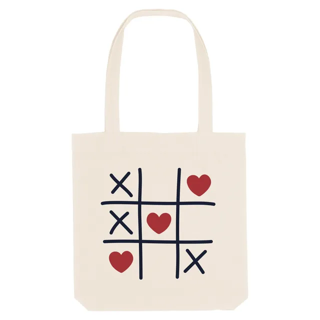 Juste Un T-shirt Tote Bags Morpion Love tote bag