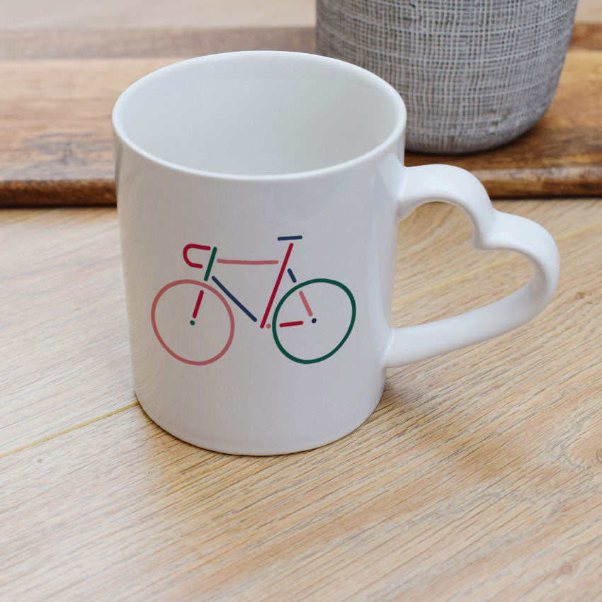 Juste Un T-shirt Mugs Vélo Multi mug anse classique ou cœur