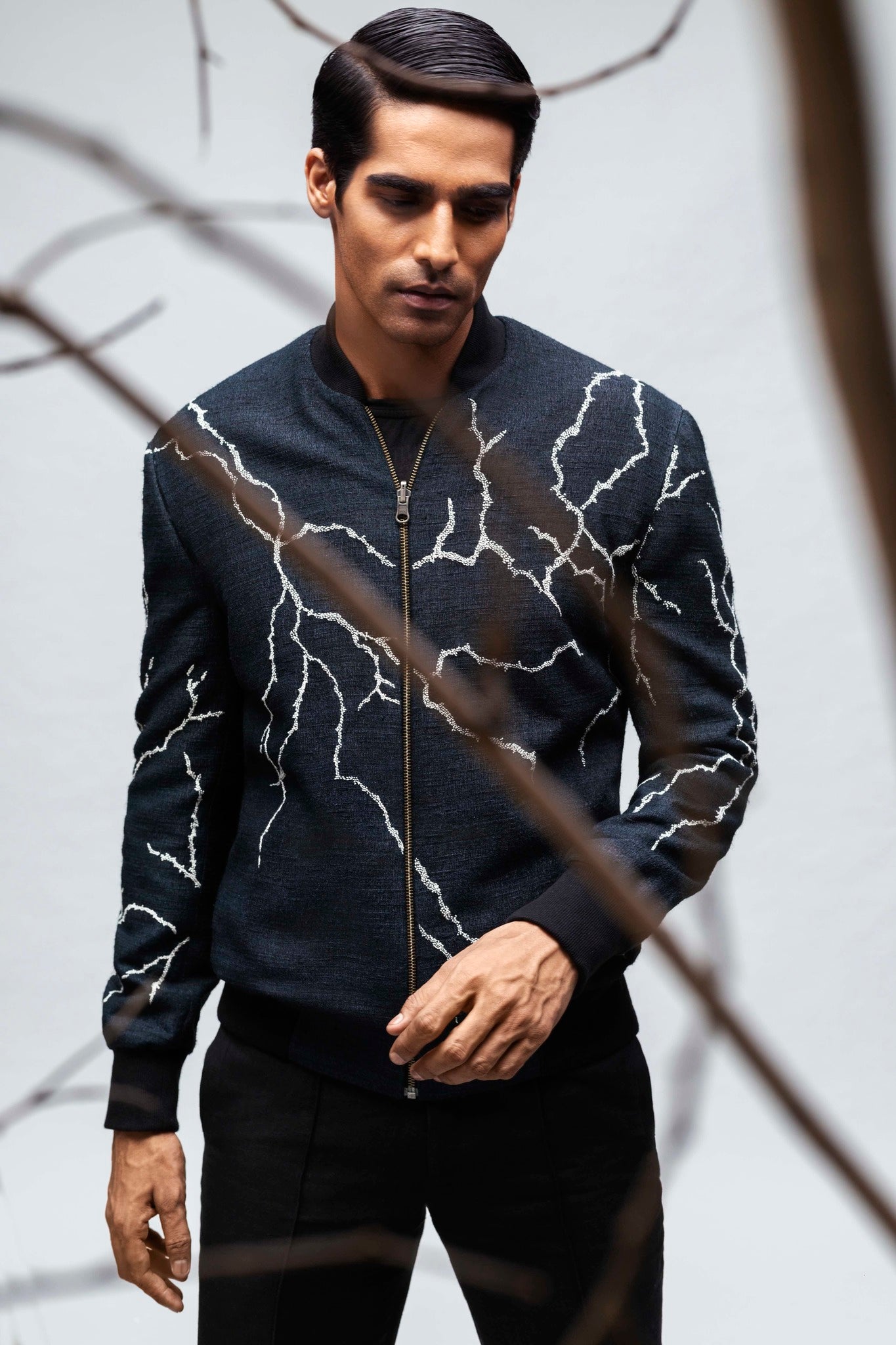 COUNTRYMADE Jackets Lightning jacket veste Patriot Blue sur mesure en tussar