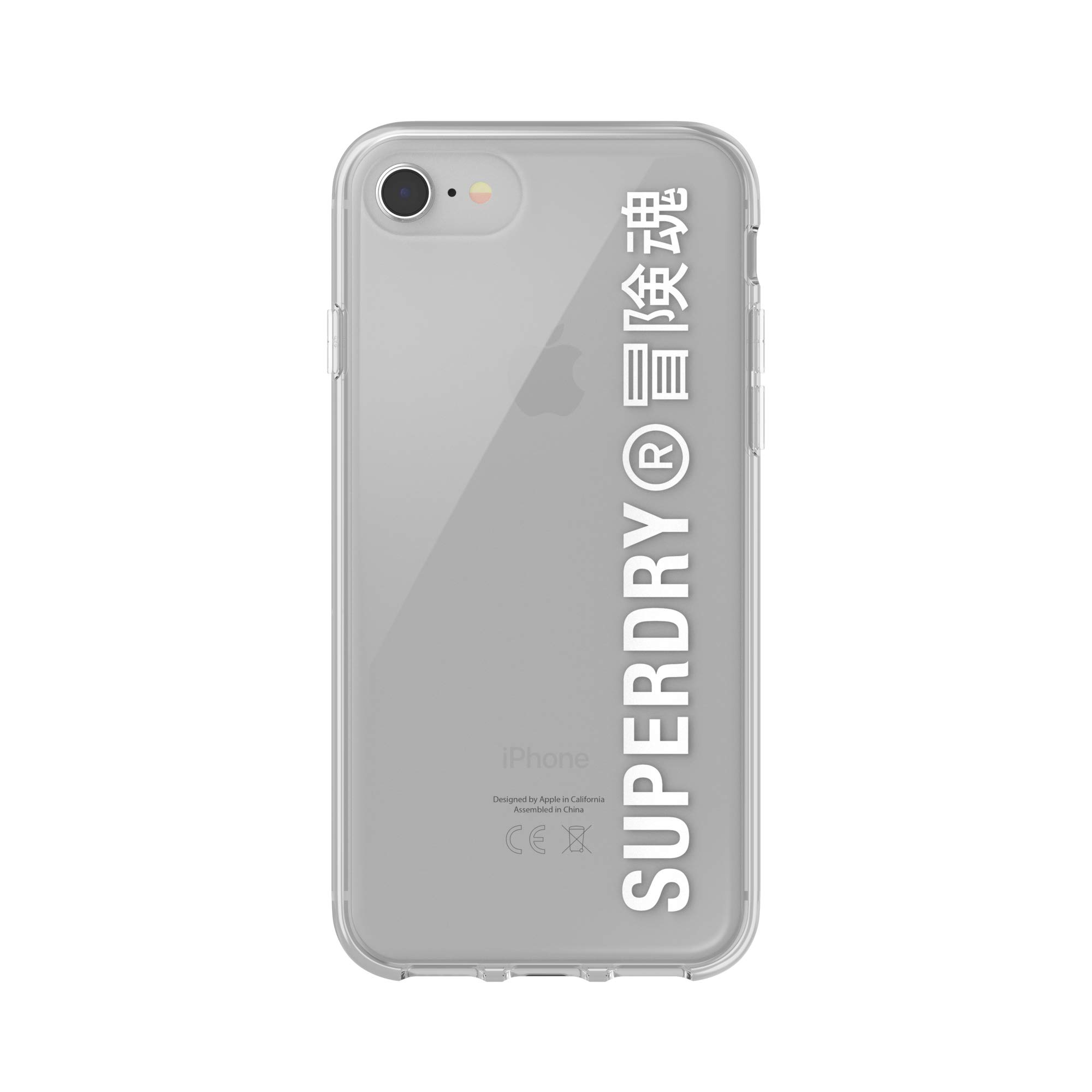 Superdry Coques de Protection coque iPhone 6/6S/7/8/SE transparente antichute