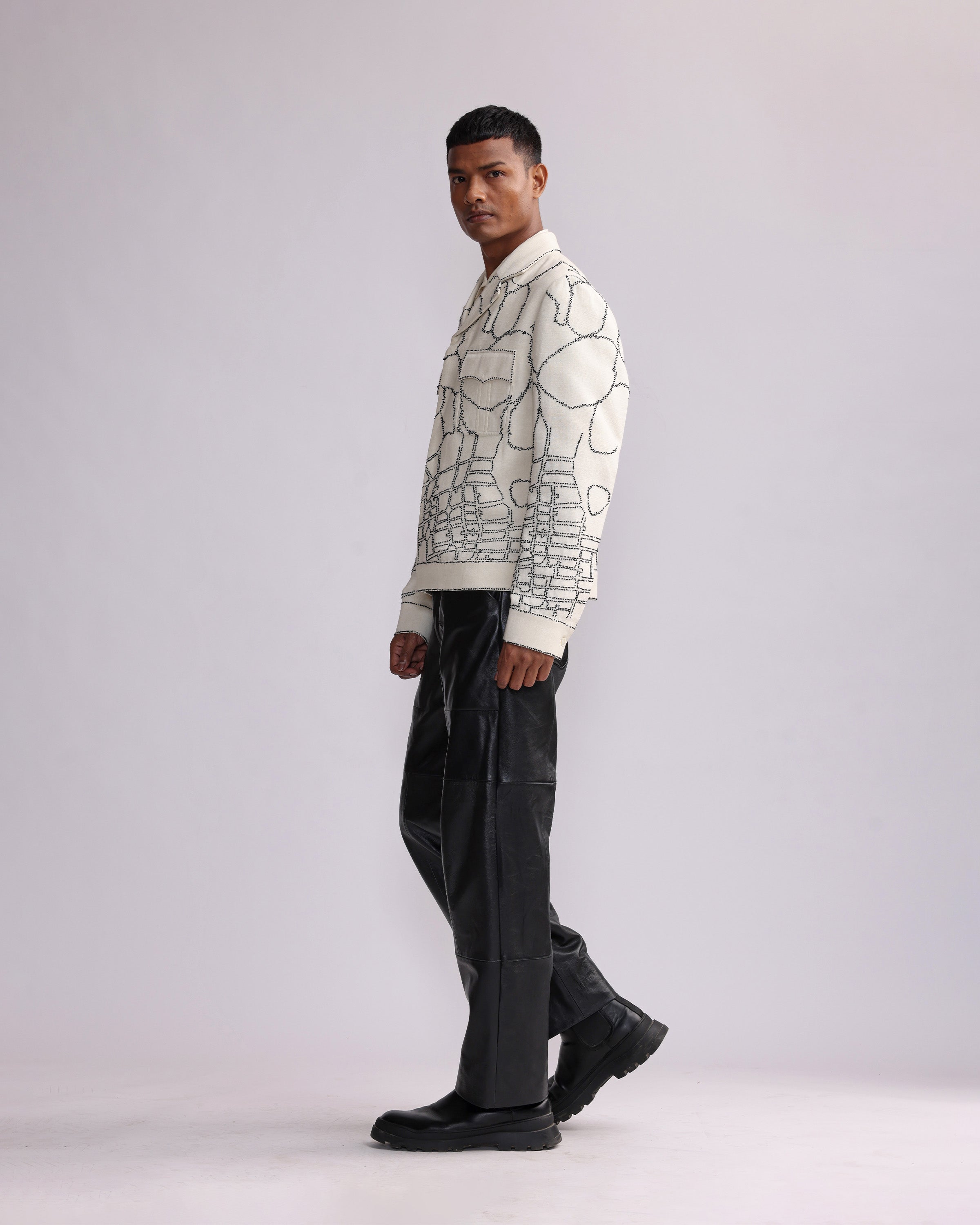 COUNTRYMADE No Man’s Land Land Meta veste courte brodée
