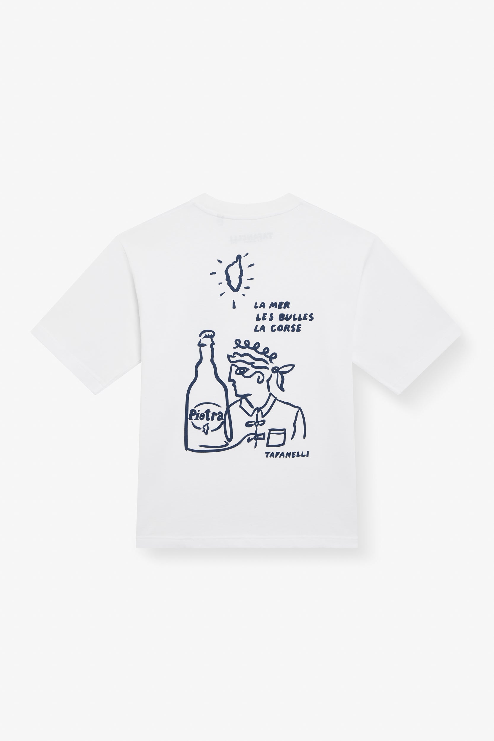 TAFANELLI Collaborations LA PIETRA 30 ANNI t-shirt blanc édition limitée