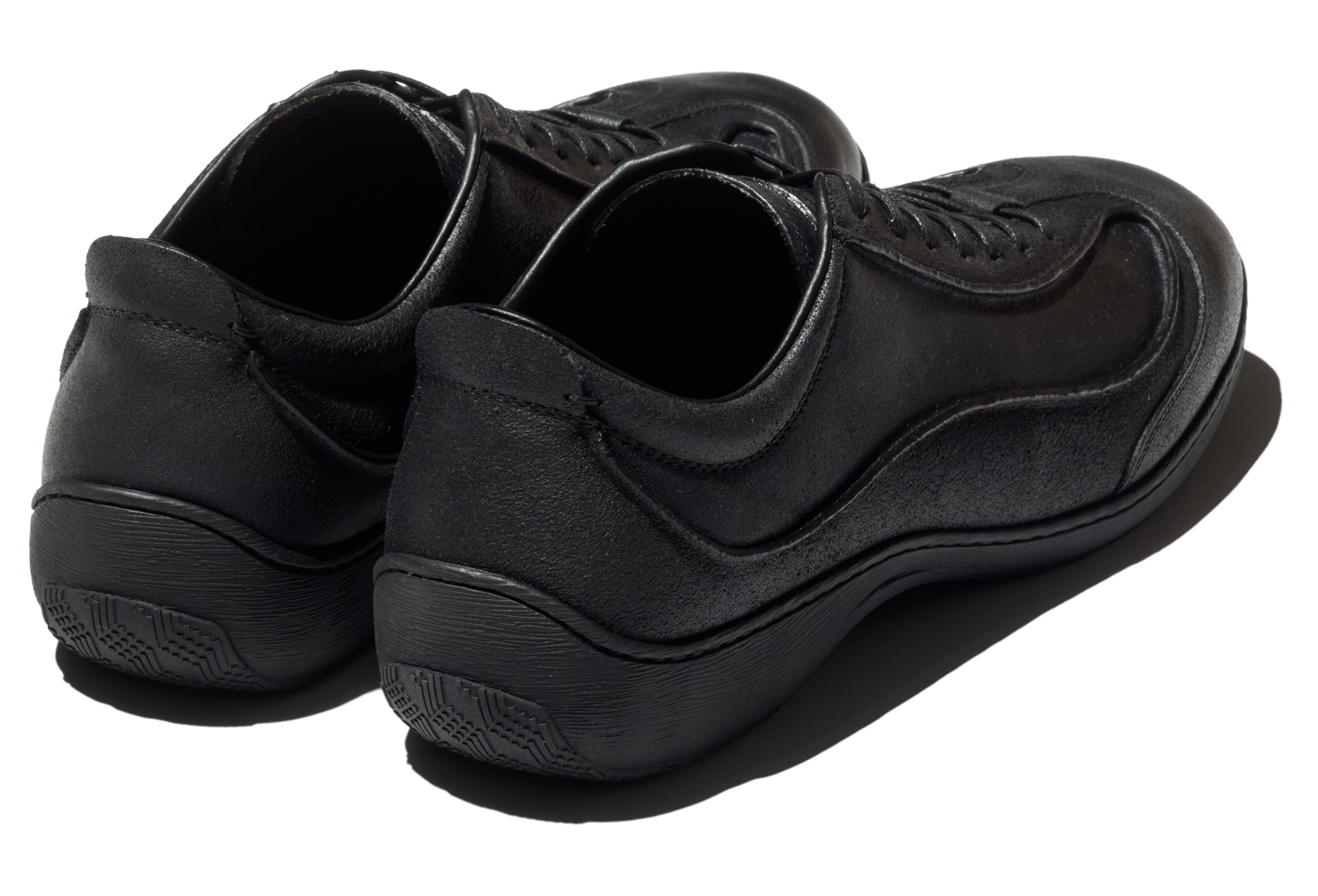 Kiko Kostadinov Shoes SARGO chaussures Antique Black en cuir