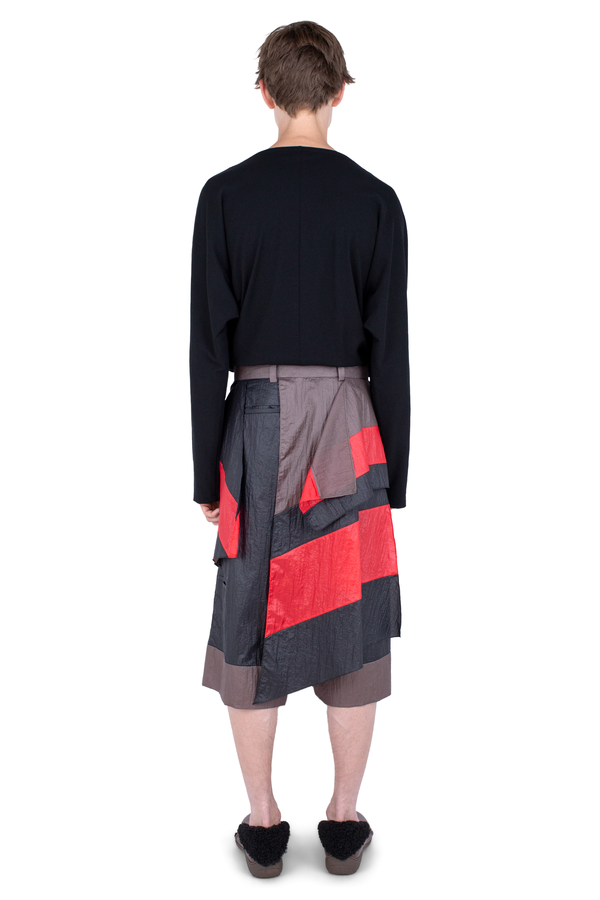 Kiko Kostadinov Bottoms HERTEL Stripe Shorts short Multicolour oversize en nylon
