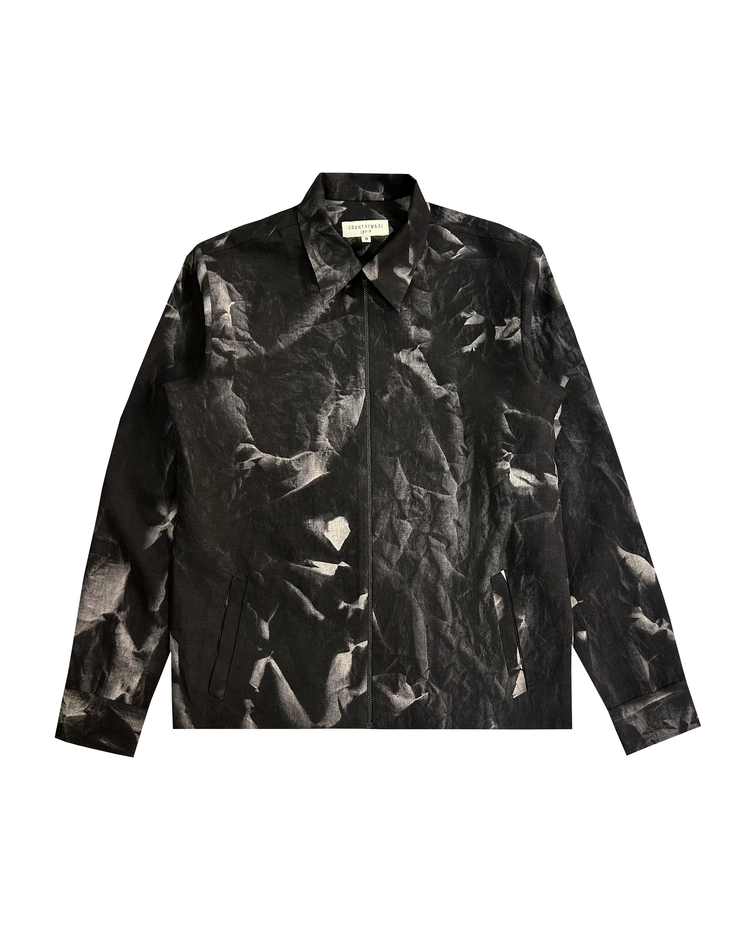 COUNTRYMADE Shirts Reflection Zipper Short Shirt chemise XS sur commande batik