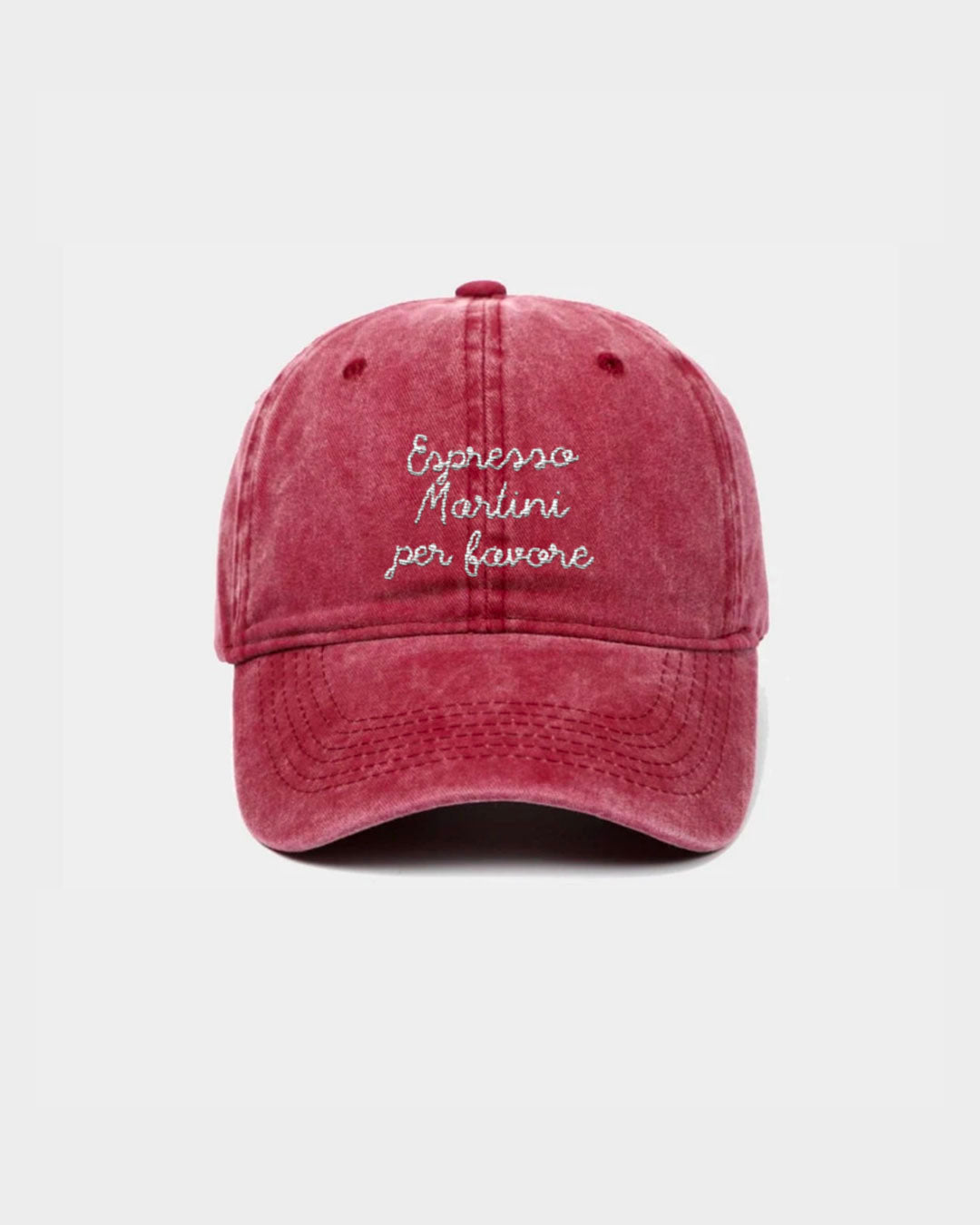 Juste Un T-shirt Casquettes Espresso Martini casquette brodée en coton