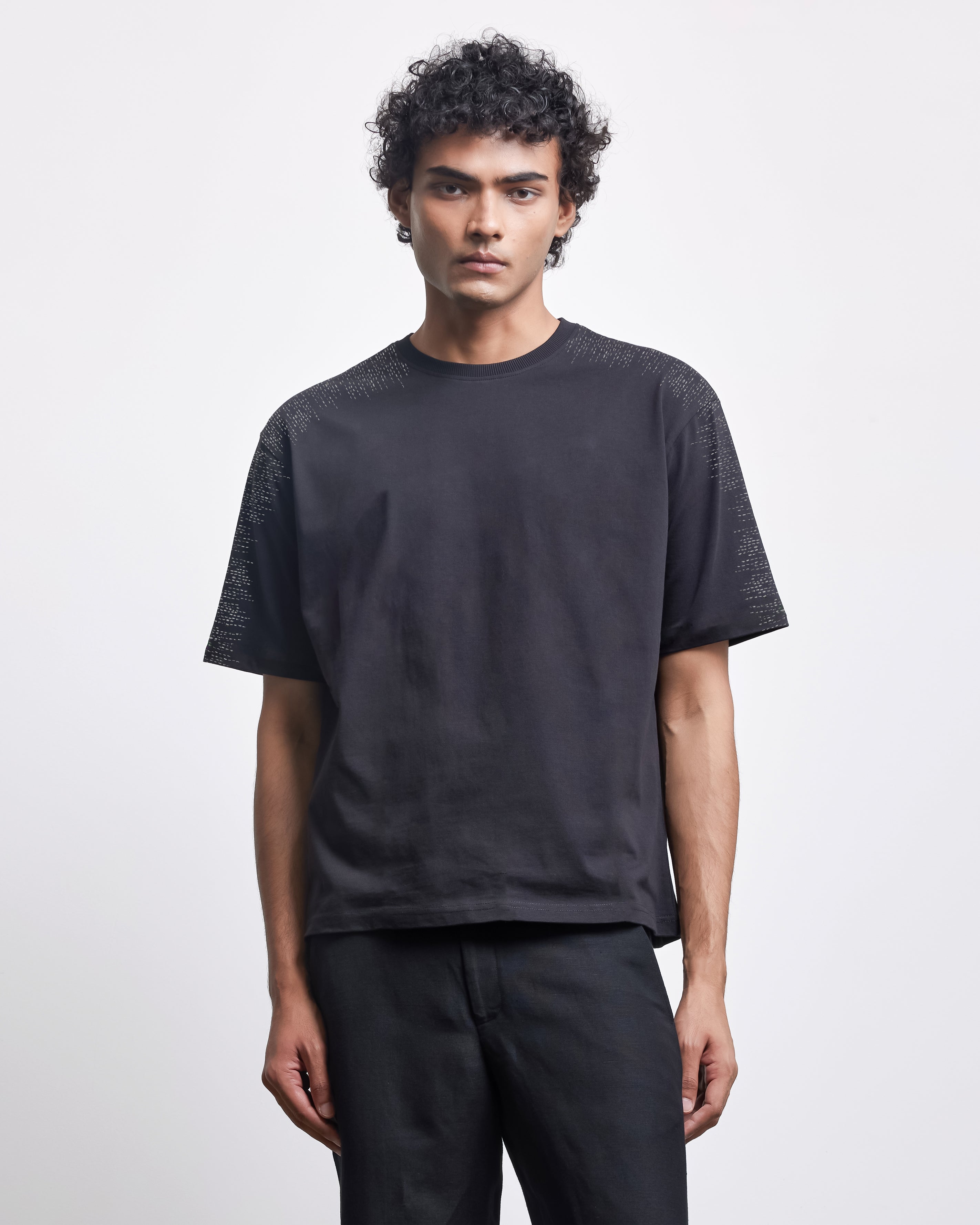 COUNTRYMADE T-shirts SHADOW Trace T-SHIRT t-shirt en coton brodé