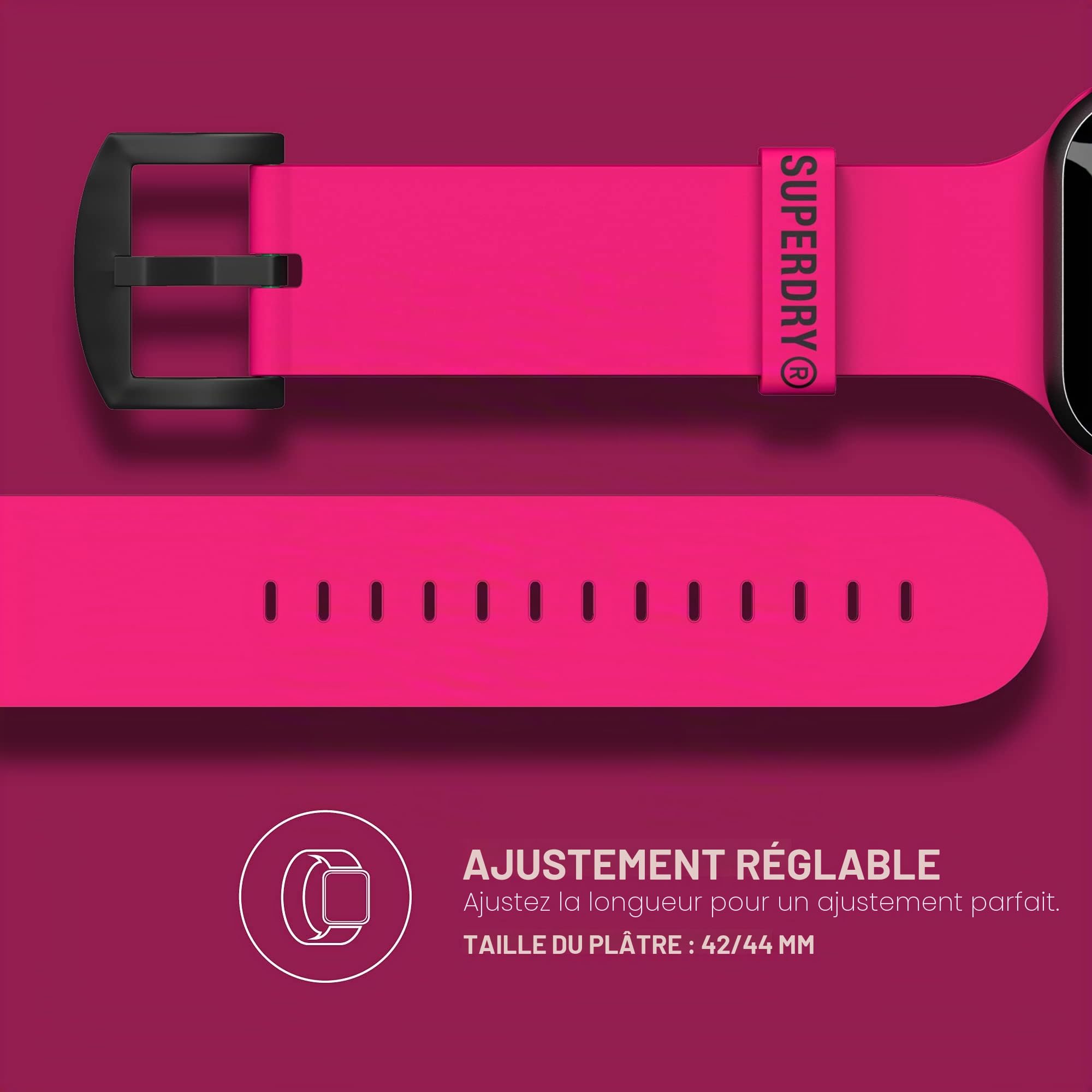 Superdry Coques de Protection bracelet montre nylon Apple Watch 42/44 mm
