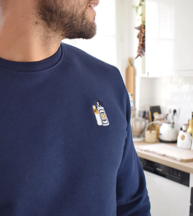 Juste Un T-shirt Sweats Brodés Bombay Tonic sweat brodé apéro