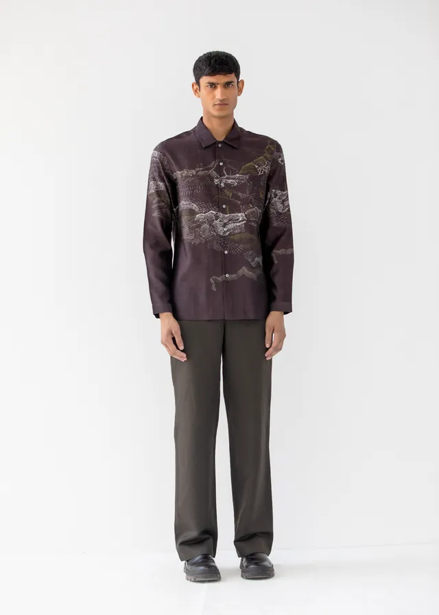 COUNTRYMADE Shirts DUNKIRK SHIRT chemise en soie