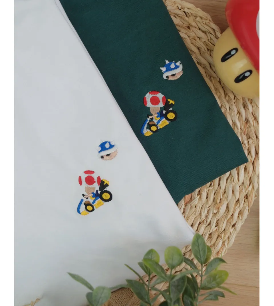 Juste Un T-shirt T-shirts Brodés Kart t-shirt homme tailles et couleurs au choix