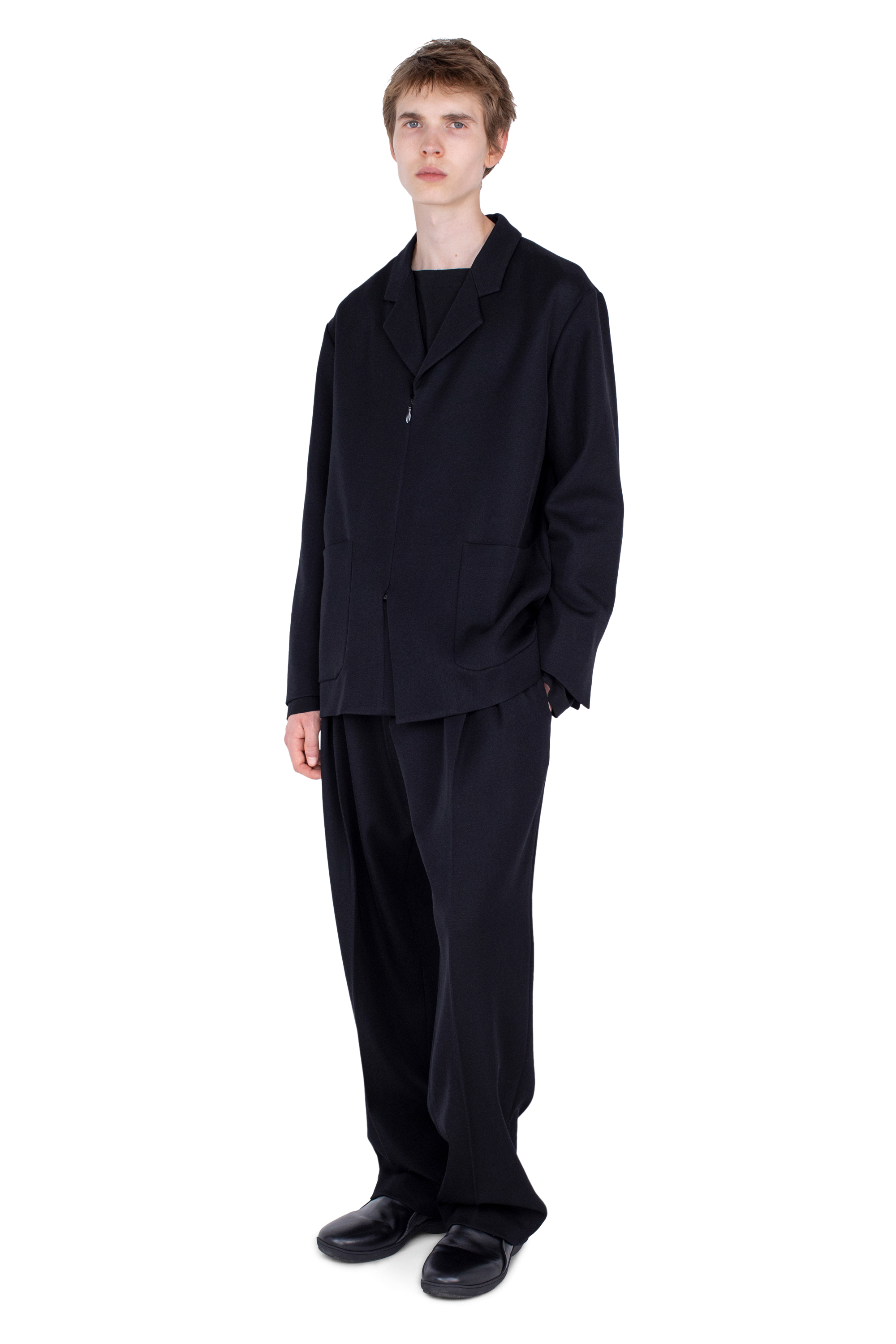 Kiko Kostadinov Outerwear VOTIVE Zip Blazer blazer Jet Black laine