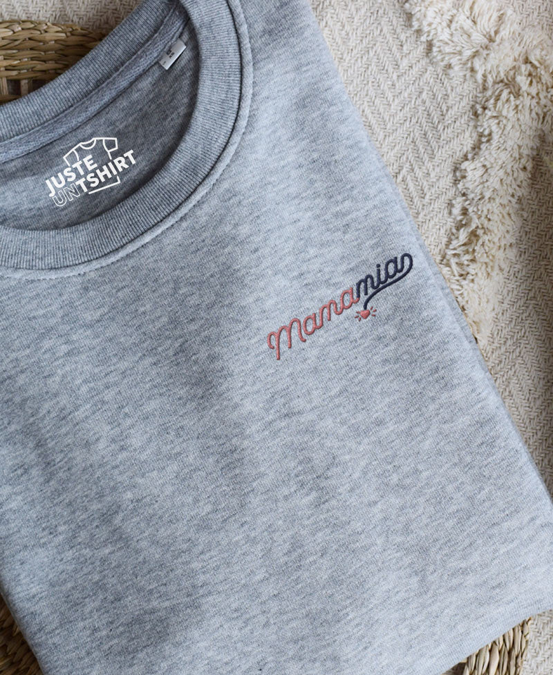 Juste Un T-shirt Sweats Brodés MamaMia sweat brodé maman