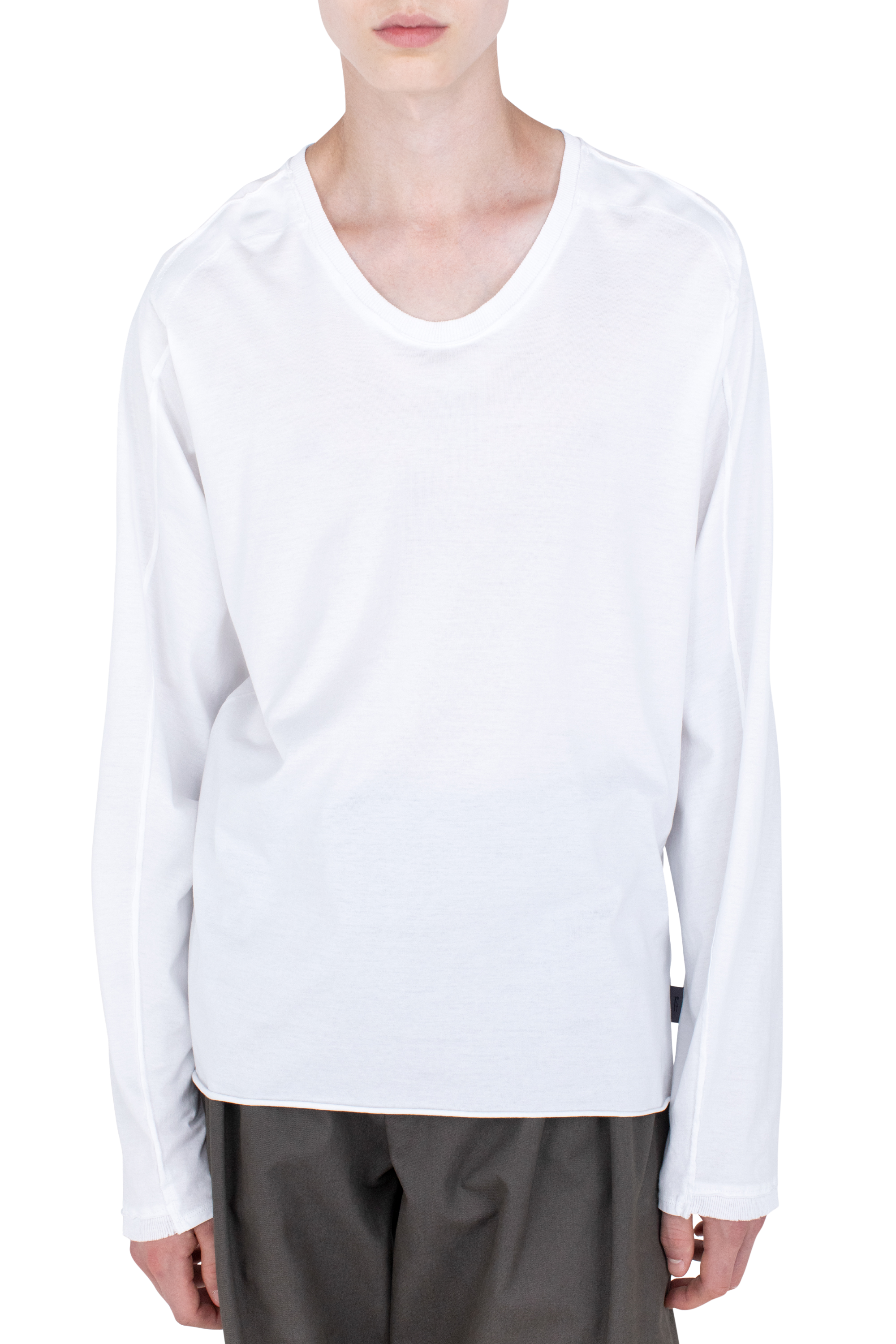 Kiko Kostadinov Tops ASTRO Long Sleeve Top top blanc coton